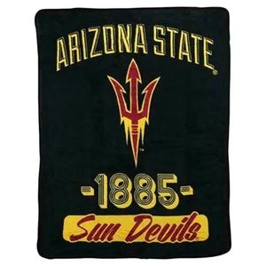 Arizona State Sun Devils Blanket NCAA  Plush Fleece Throw Blanket 46 X 60